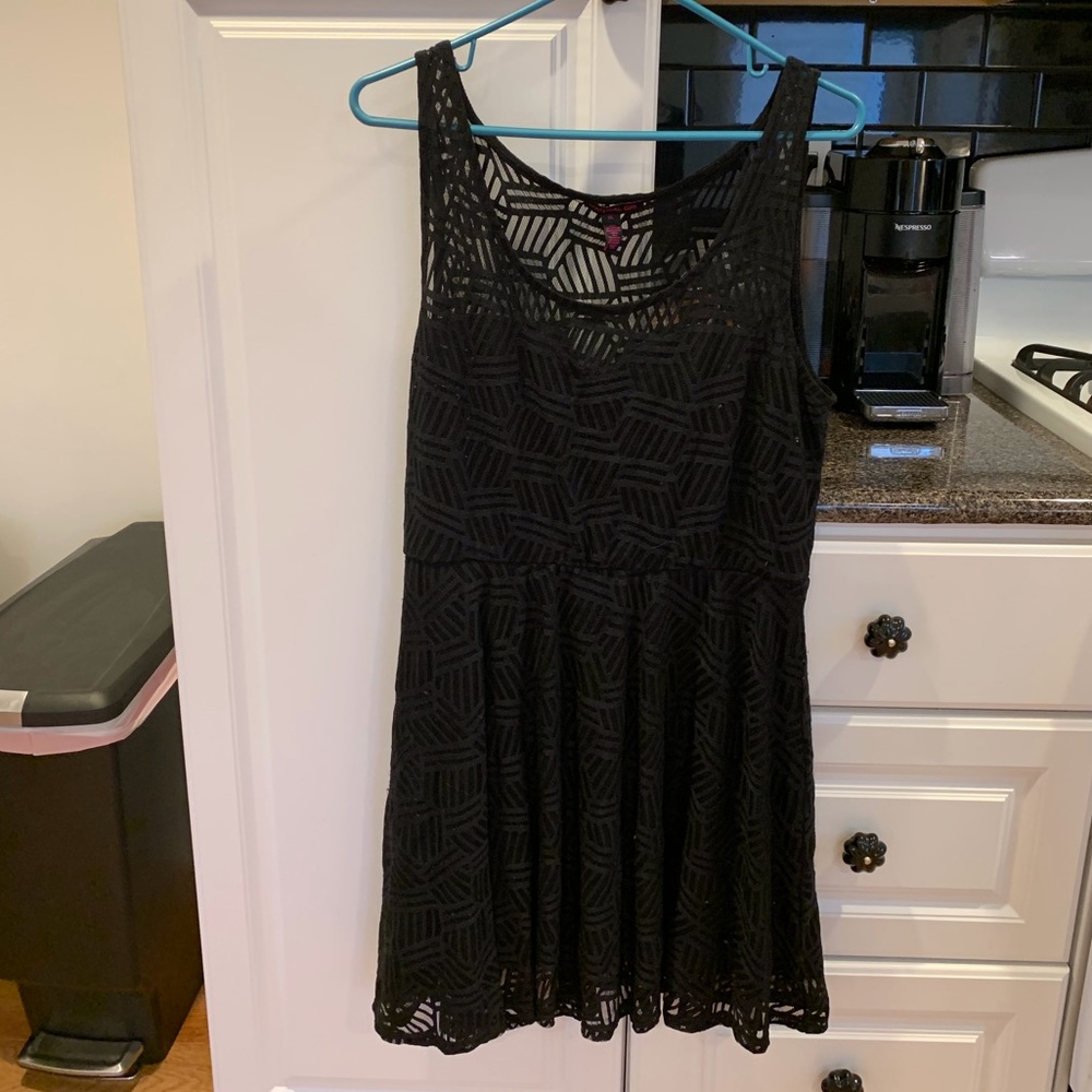 Black Mesh Dress